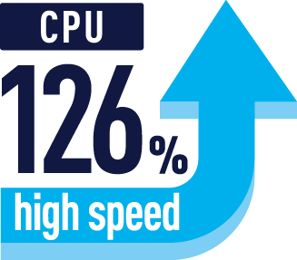 CPUパフォーマンス比較 126%アップ