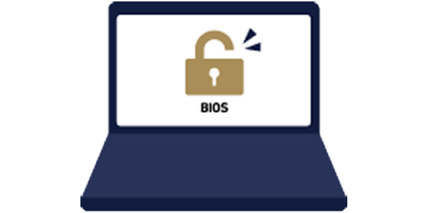 BIOS認証の説明イラスト